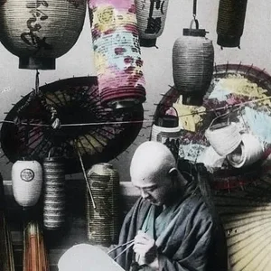 Creating festival lanterns (hand colored)