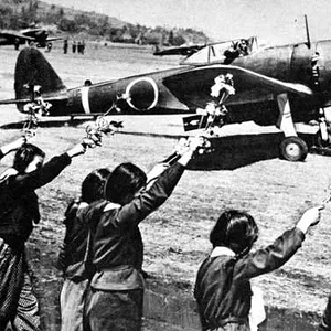 Departing kamikaze