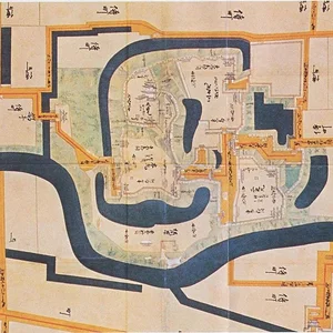 Original map of Kakegawa Castle