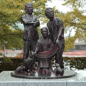 Mother Kurita and her two sons
