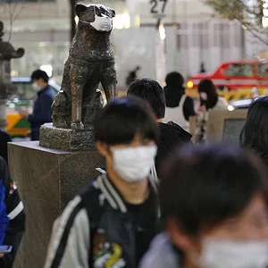 Hachiko masked