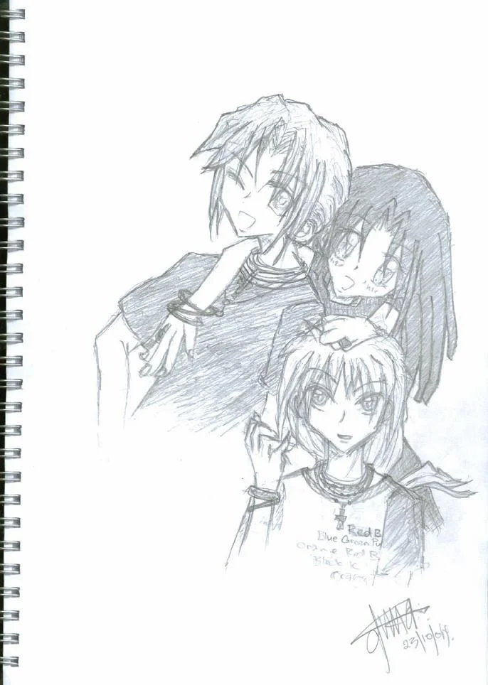 3 people