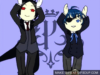 CIEL AND BASSY DOING CARAELLDANSEN  DANCE :>