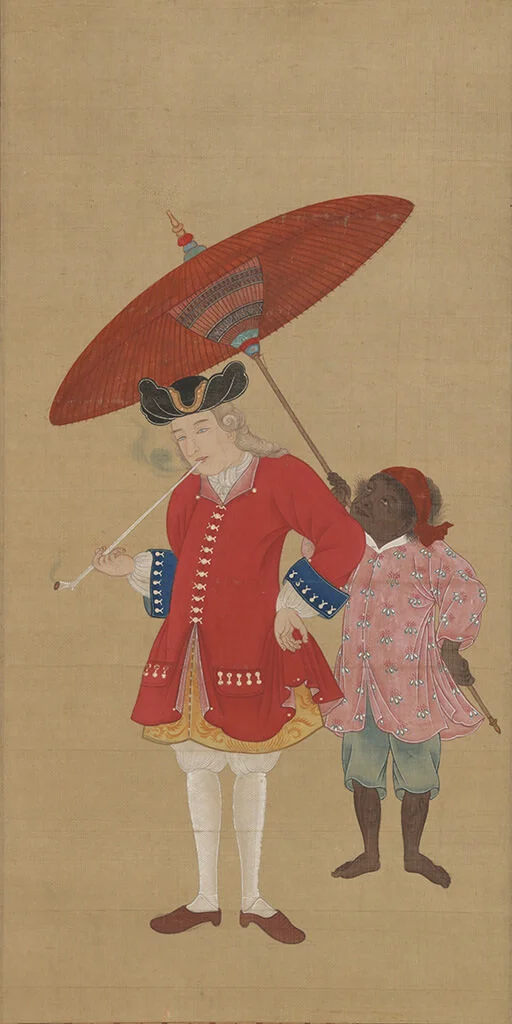 Dutchman with a servant