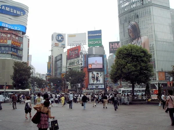 Famous Shibuya square