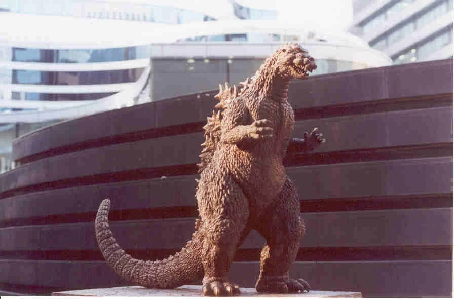 Godzilla Statue in Hibiya Park, Tokyo
