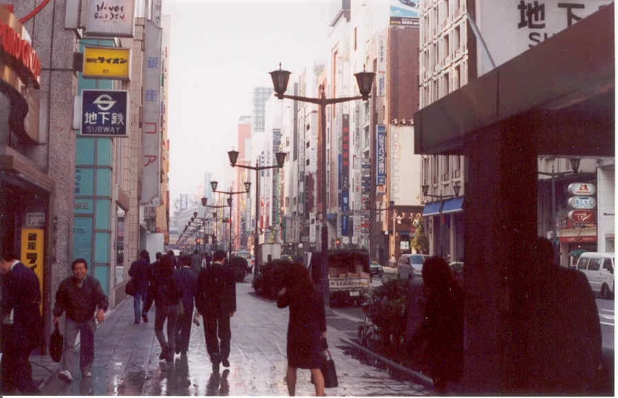Going to work in Ginza