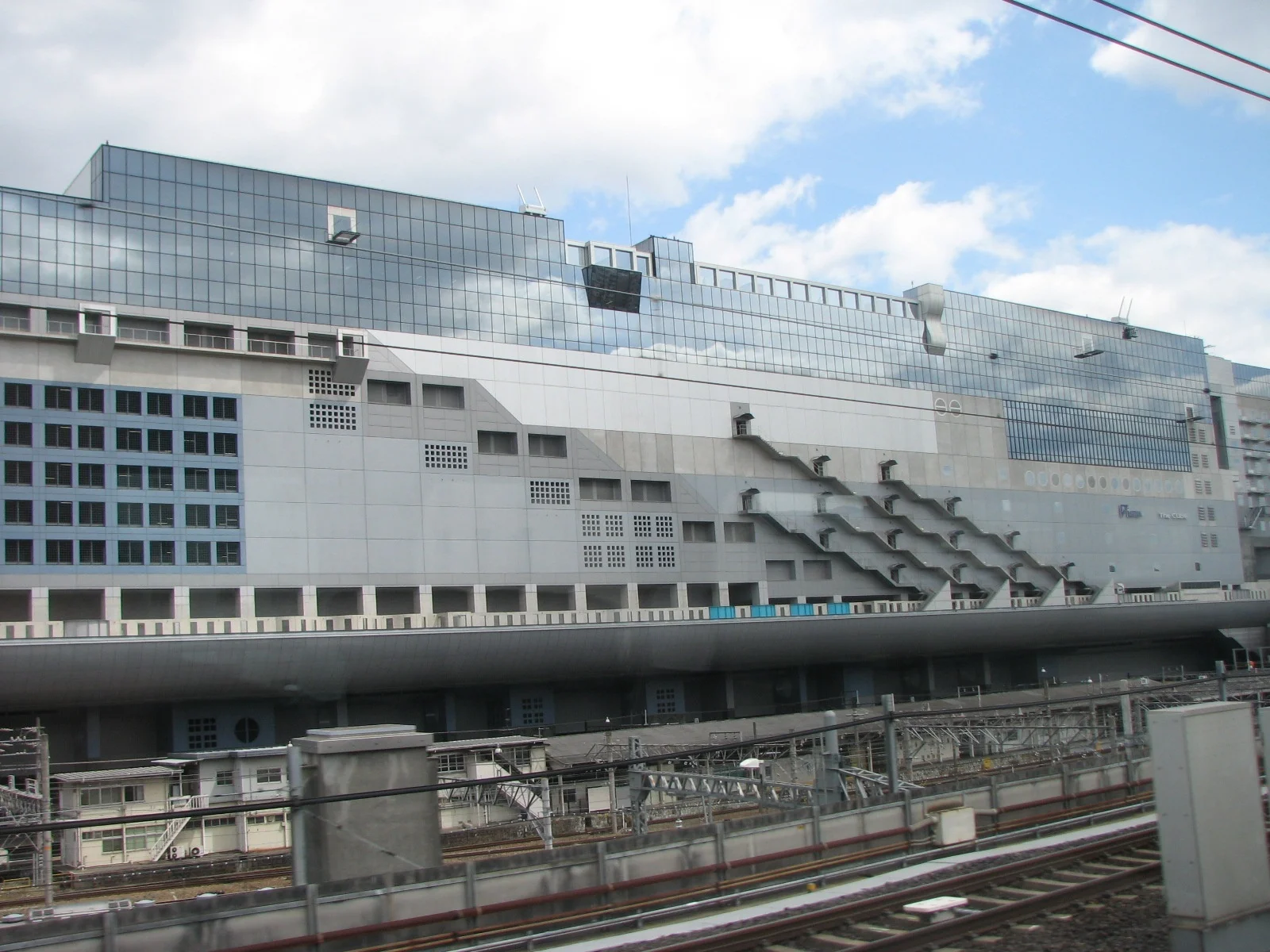 Kyoto Station from Shinkansen