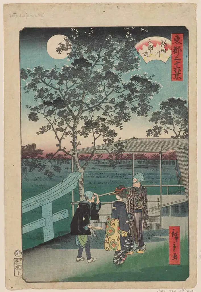 Mimeguri Embankment on the Sumida River