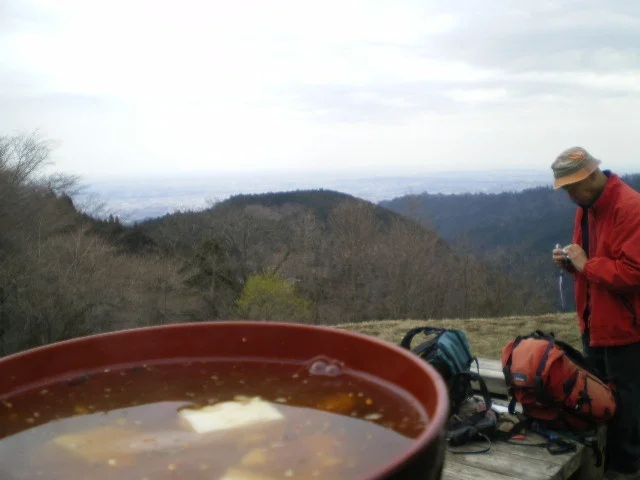 Nameko-Jiru (Miso soup) at Mt.Takao