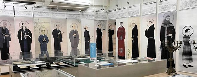 Replicas of the portraits of the "Twenty-six Martyrs"