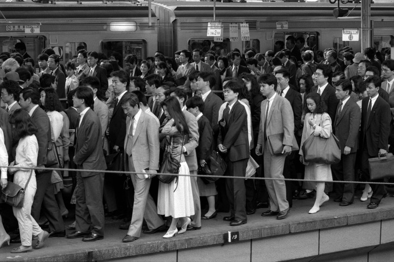 Rush hour at JR Ueno Station