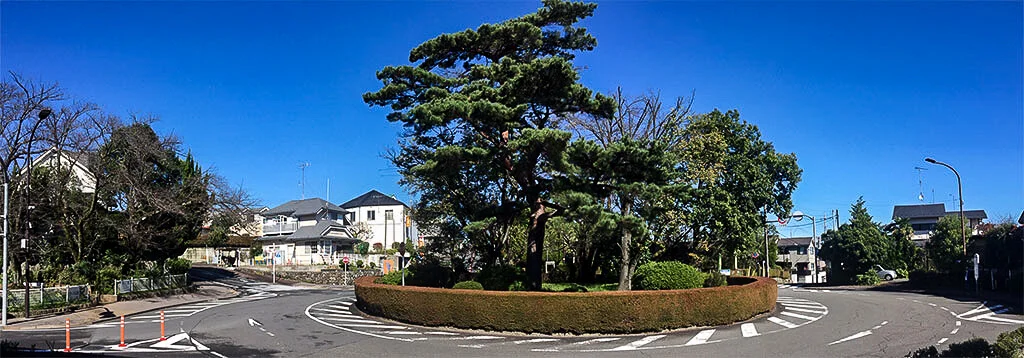 Roundabout in Seiseki-Sakuragaoka