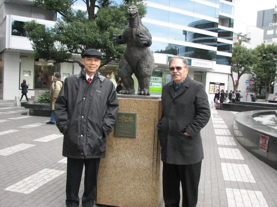 Toho Cinemas Director Masaharu Ina and Armand.