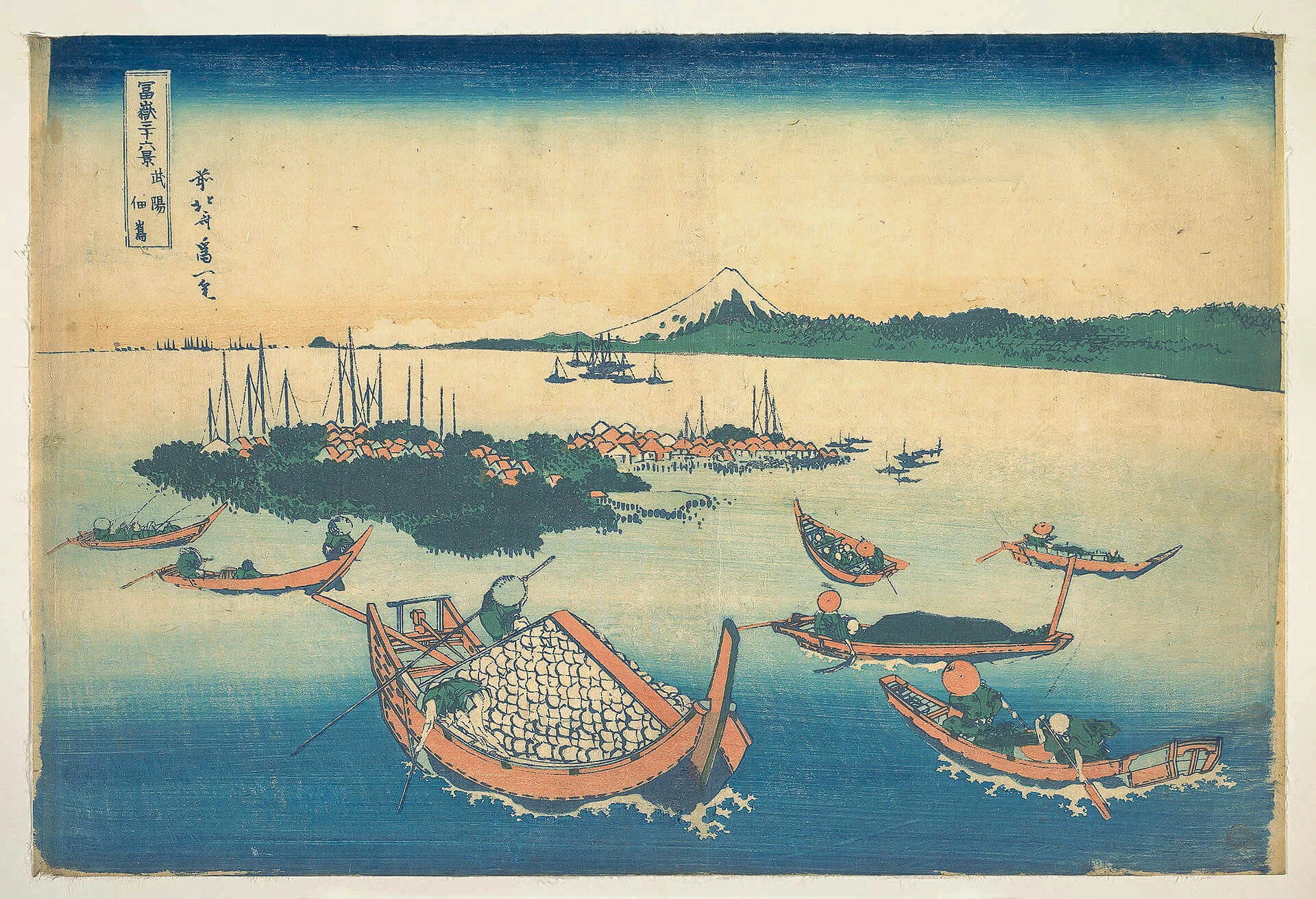 Tsukuda Island in Musashi Province