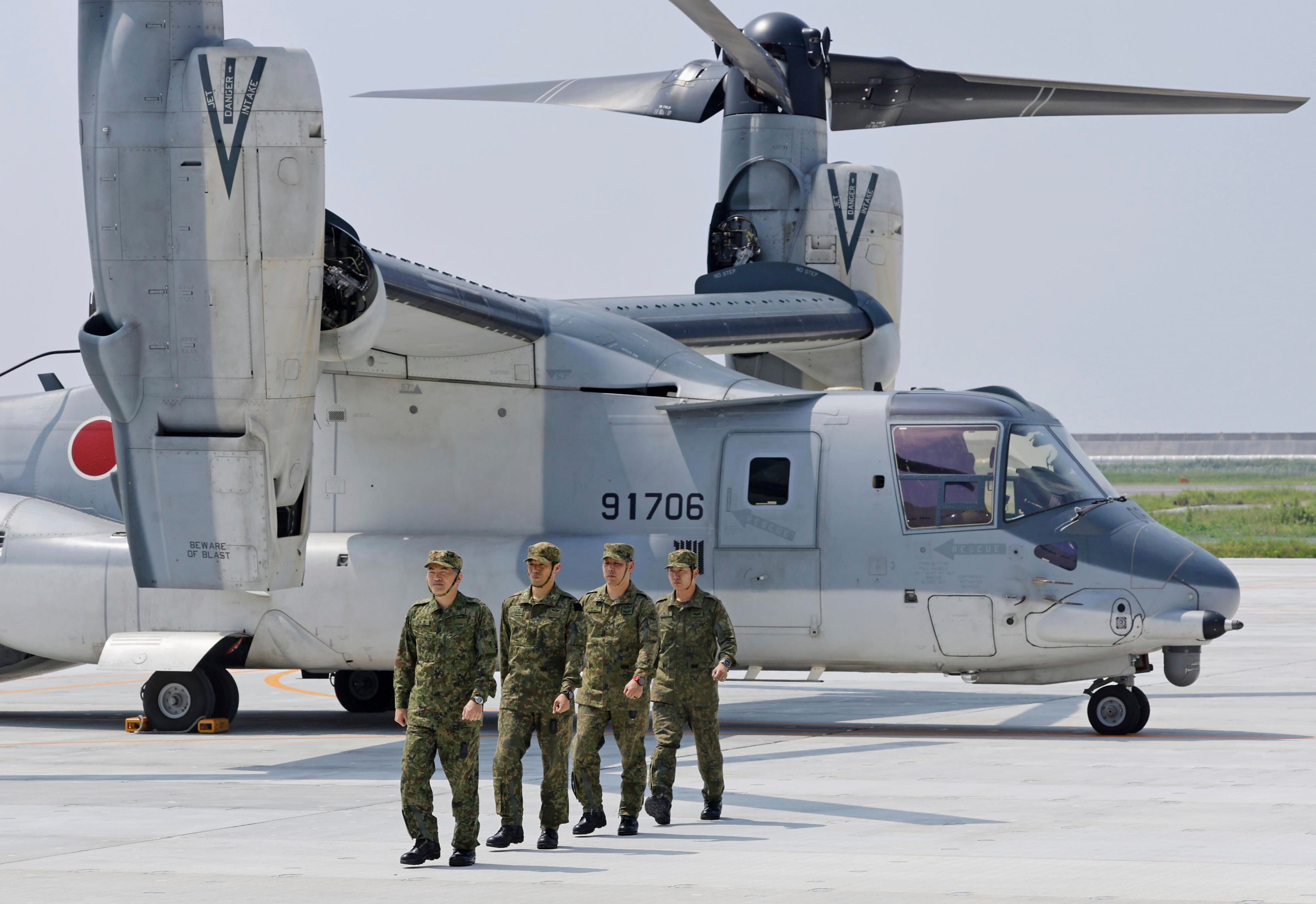 V-22 Osprey at Camp Saga