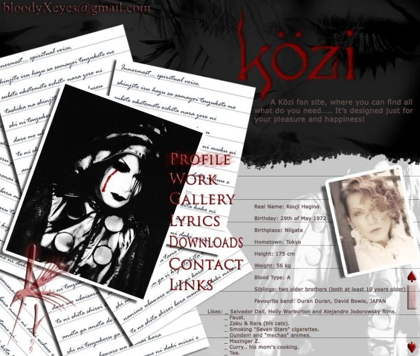 Web Layout Kozi by xXBloodyghostXx