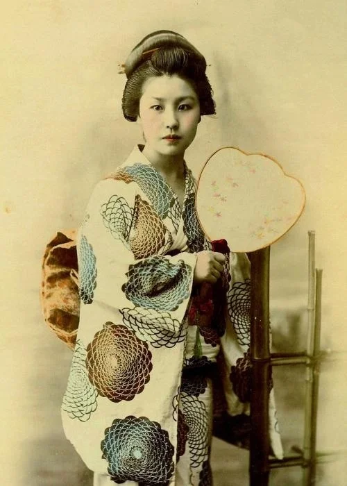 Woman in kimono (Geisha?)